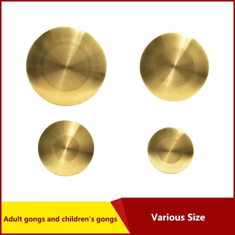 Causeway Flood Prevention Warning Gong 32cm Gong Pure Copper Three Sentence and A Half Set Percussion Instruments