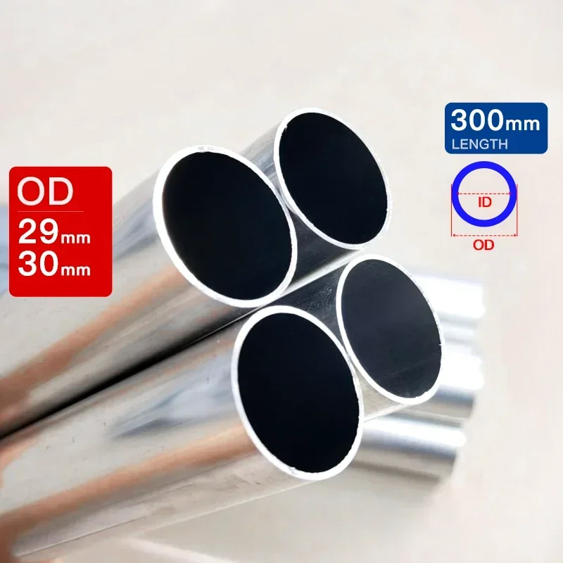 QUARKZMAN Tubo Tondo In Alluminio 6063, Tubo Rotondo In Alluminio OD 25mm, ID 22mm, Lunghezza 400mm, Dritto Alluminio Tubo Per Progetti Industriali Fai-Da-Te - Foto 10