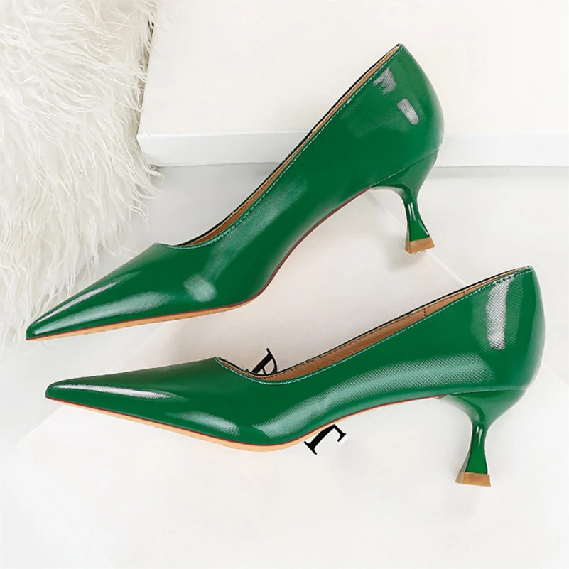 Wedding Shoes Green Low Heel | Women Shoes Green Low Heels | Green Kitten  Heel Shoes - Pumps - Aliexpress