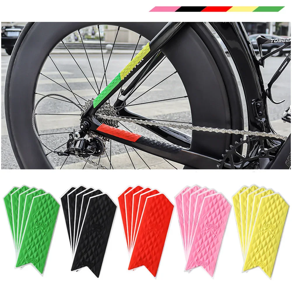 5Pcs MTB Bicycle Frame Protection Sticker Bicycle Guard Cover Removable Bike Down Tube Anti-Scratch Cycling Protector Sticker