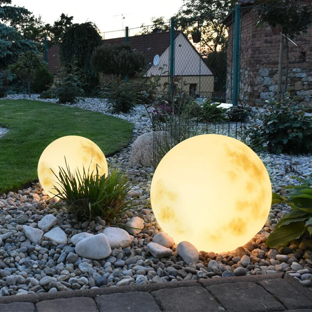 ZK30 Solar Moon Lamp Outdoor Waterproof Creative Landscape LED for Home Decoration Garden Porch Courtyard Villa Lights 2