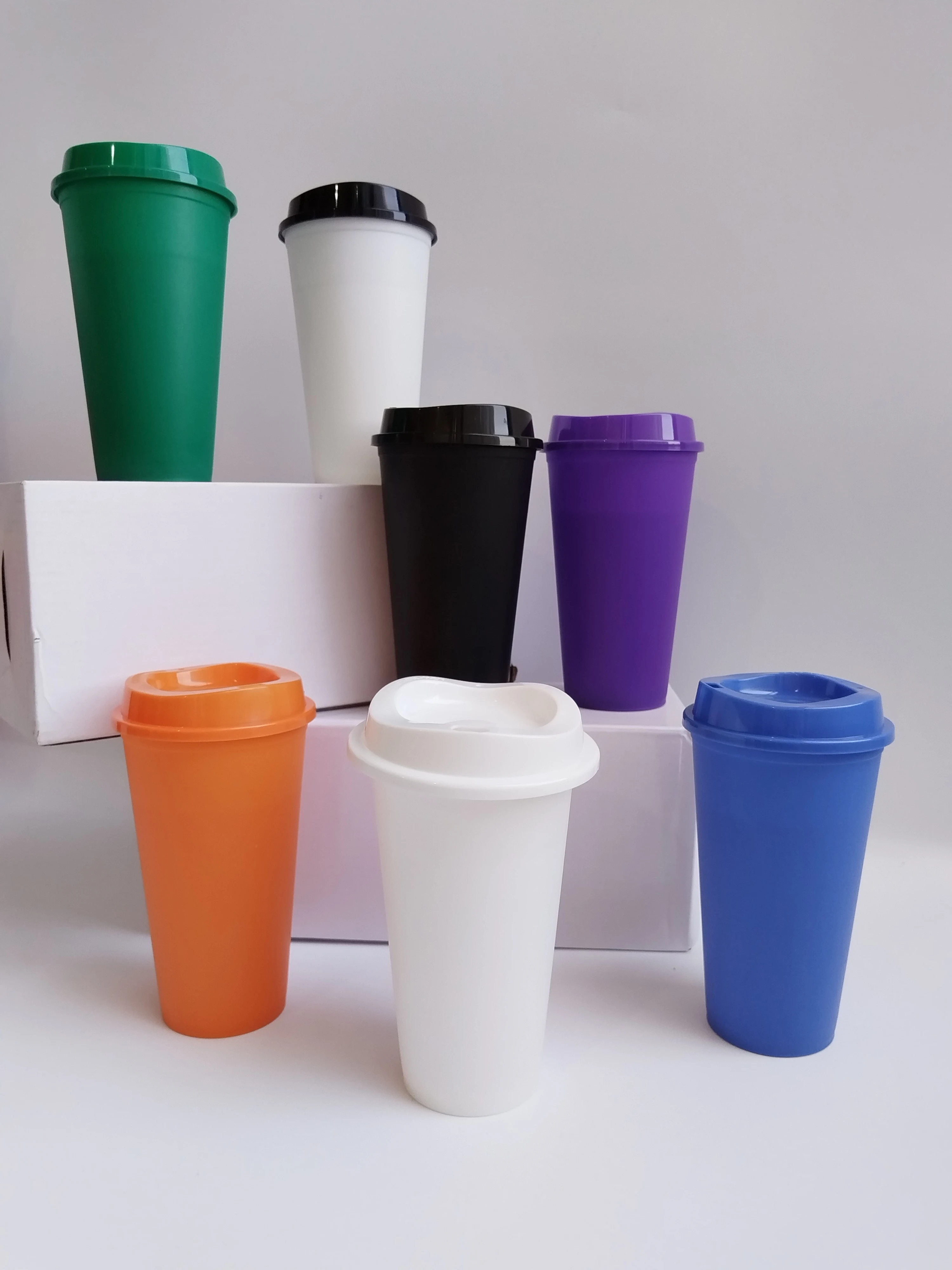 BPA free 350ml 12oz blank plain reusable plastic coffee cup travel coffee  mug hot cup hot drink cup to go - AliExpress 15, image size:3000x4000