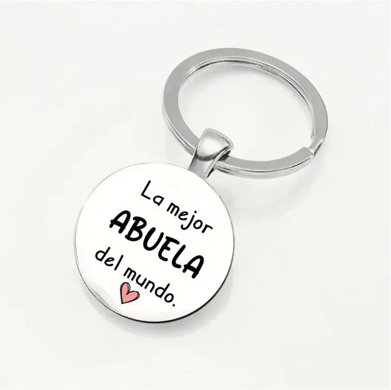BOMEON Portachiavi Per Nonna: Regalo Speciale Dal Nipote Con Cuore E Perla. In Acciaio Inox, Leggero E Resistente. Per Compleanno, Festa Della Mamma O Natale. Un Pensiero D'amore.