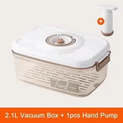 Enhanced Vacuum-Sealed Food Storage and Fresh-Keeping Container (2.1L)