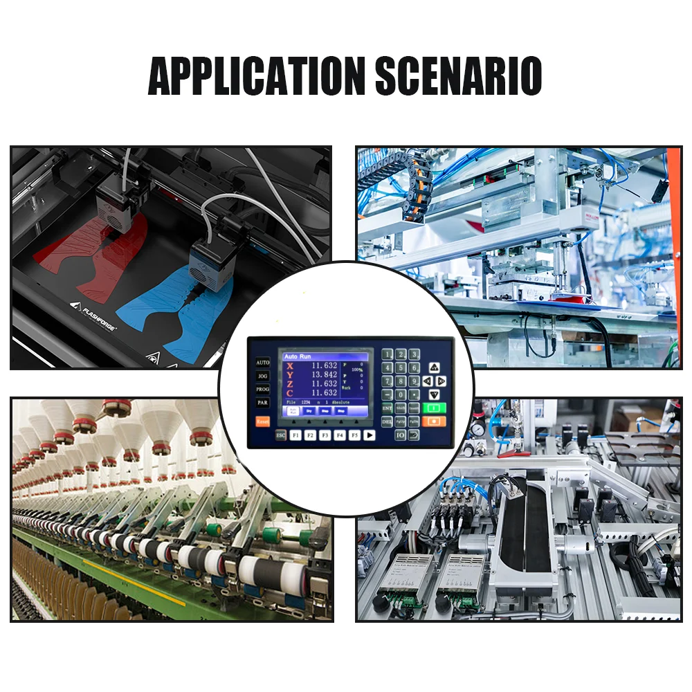 TC55V Motion Controller 1-4 Axis 150KHZ Control Panel Programmable