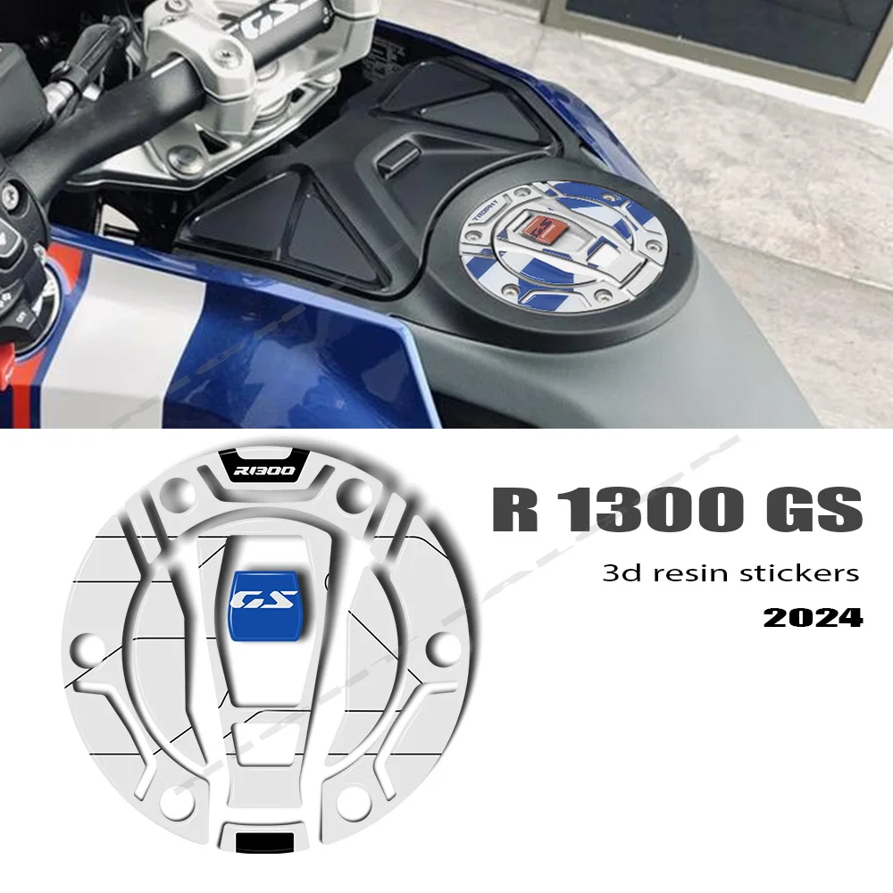 

Наклейки 3D из эпоксидной смолы для BMW R 1300 GS R1300GS 2024, Защитная Наклейка на крышку топливного бака, комплект