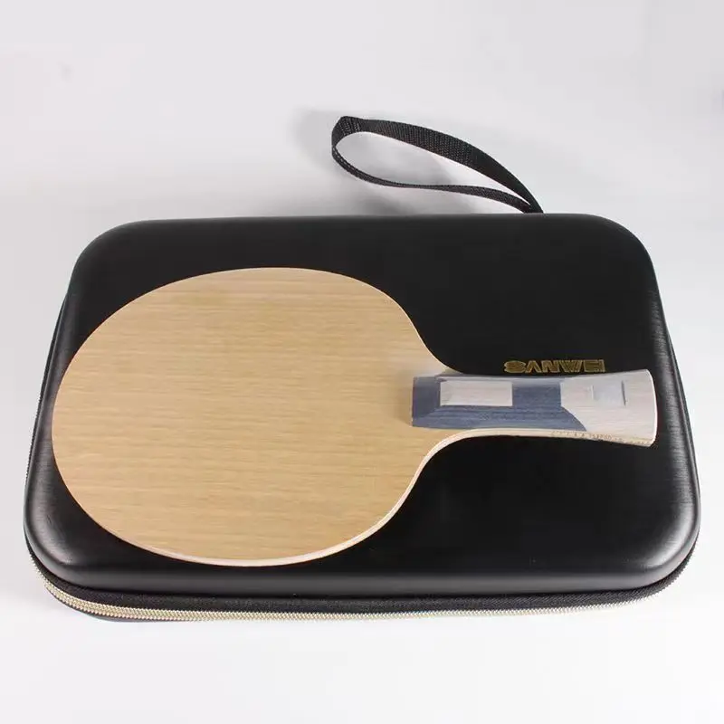 Description Picture 6 of itemSanwei Super 75 with Built-in PBO Carbon Professional Bottom Plate Five Wood Two Table Tennis Carbon Horizontal Racket