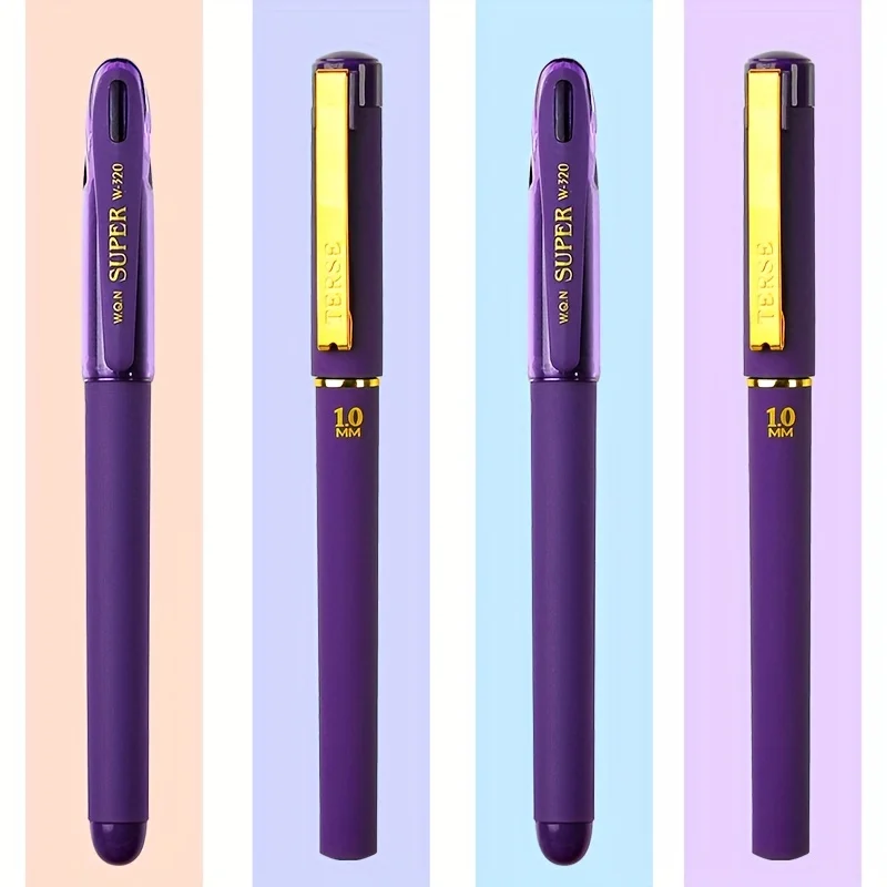 Hochwertige Gelschreiber mit lila Tinte – sanftes Schreiben, 0,7 mm, großes Fassungsvermögen – ideal für Büro- und Schulbedarf – 3/6/12 Stück – Detail 7