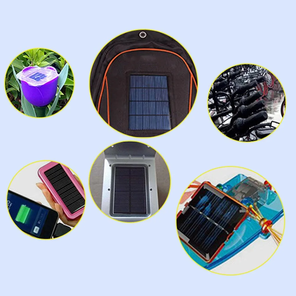 GTIWUNG Pack Of 10 60 X 80 Mm Mini Monocrystalline Solar - View #2