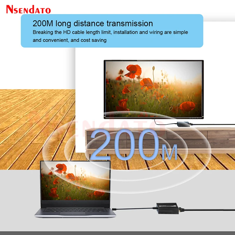 DVI VGA HDMI to RJ45 Ethernet Extender Lan Network cable Extender DVI VGA HDMI RJ45 150M DVI VGA HDMI Video Transmitter Receiver