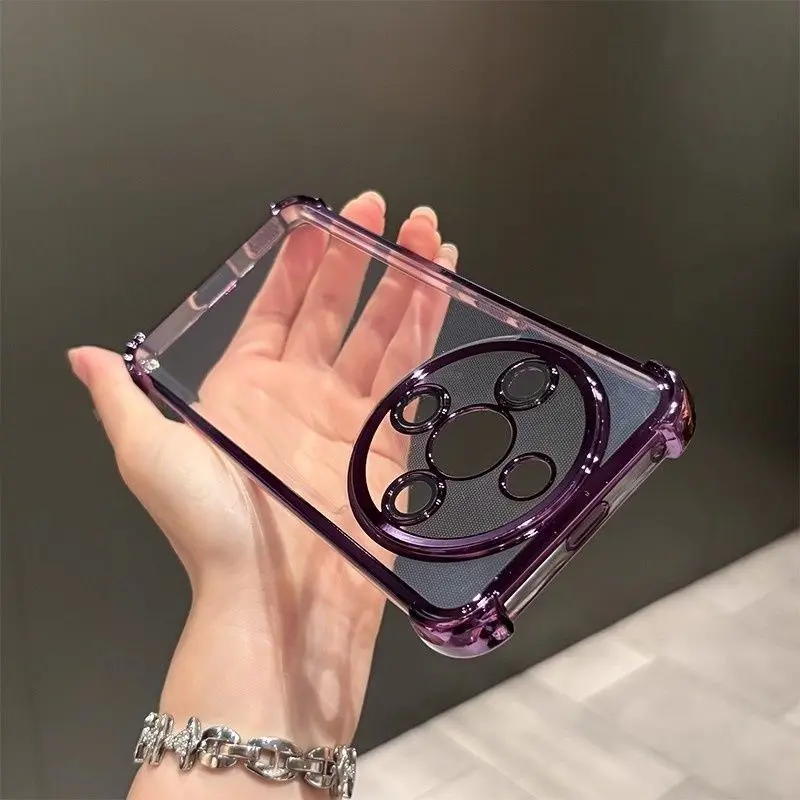 Enhanced Product Title: Ultra-Thin Fashion Plating Anti-Drop TPU Case