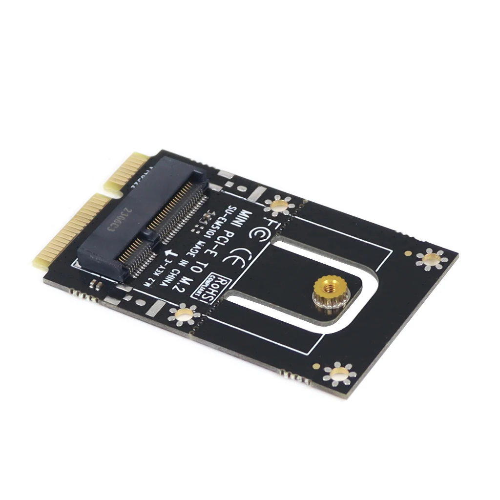 SSD adapter card m.2 to pcie adapter pcie adapter card XT-XINTE A + E Key M.2 NGFF to Mini PCI-E wireless WIFI compatible-Bluetooth module m2 NGFF to mPCIE adapter card converter for PC