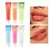 Wholesa 36pcs/set Moisturising Transparent Lip Gloss Rosehip Argan Mint Coconut FlavourSemi-transparent Plumping Lip OilGift Set 5