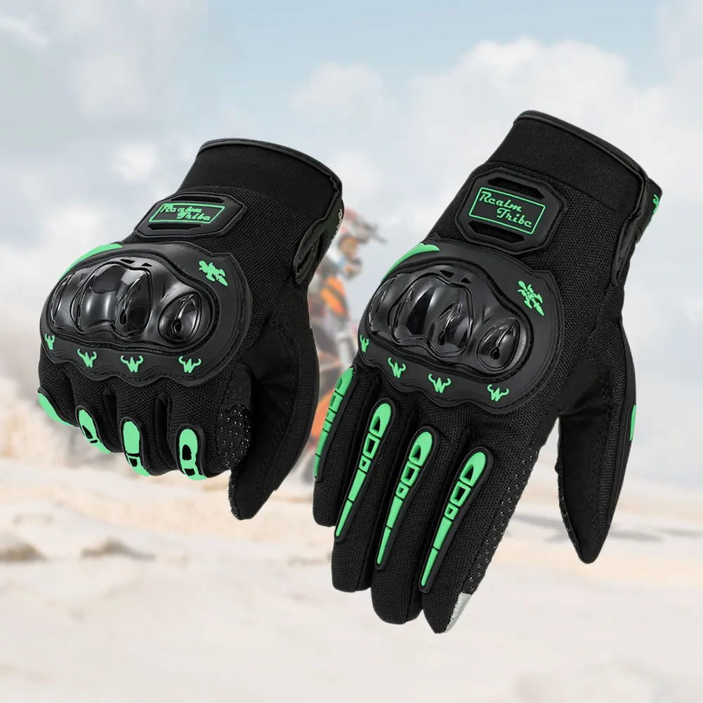 오토바이 장갑 통기성 라이더 풀핑거 글러브 라이딩 장갑 운전용 모토크로스 사이클링 BMX ATV 로드 레이싱용