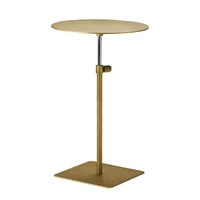 Table d'appoint ronde moderne en acier inoxydable doré, table de canapé relevable, nouveau design, vente chaude, table décorative confortable pour la maison 6