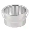 4.13in Wax Heat Machine Replacement Pot Aluminium Alloy Heating Quickly Evenly Replacement Wax Warmer Inner Pot Silver 1