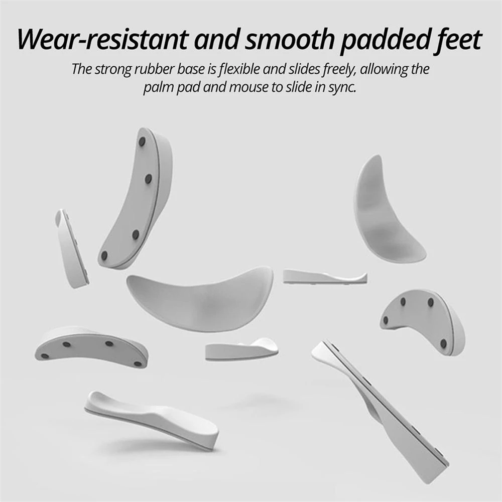 Ergonomic Mouse Pad Wrist Pad Silicon Gel Non-slip Streamline Wrist Rest Support Mat for Office Gaming PC gaming mousepad mouse pad wrist pad