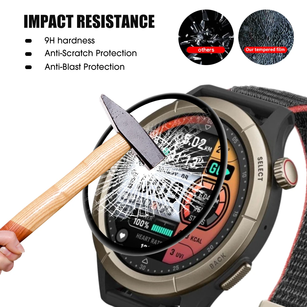 3D Curved Protective Soft Film for Amazfit Cheetah Pro Smartwatch 