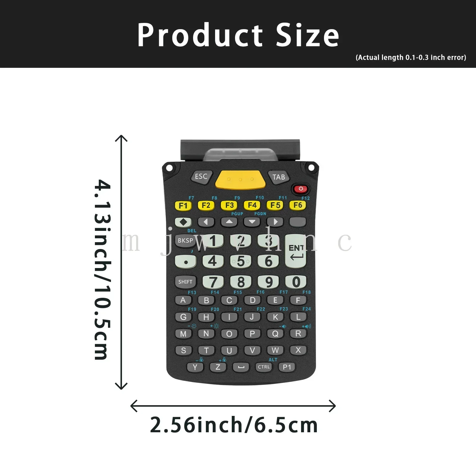 Zebra Symbol MC9300 MC930B-G 모바일 터미널 키패드 교체용 58키 키보드