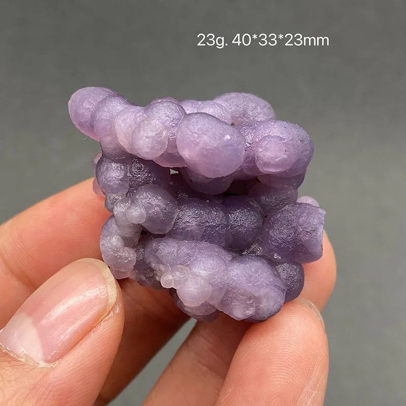 100% Natural Indonesian Purple Prehnite Raw Stone Mineral Specimen Healing Crystal Gemstone Collection
