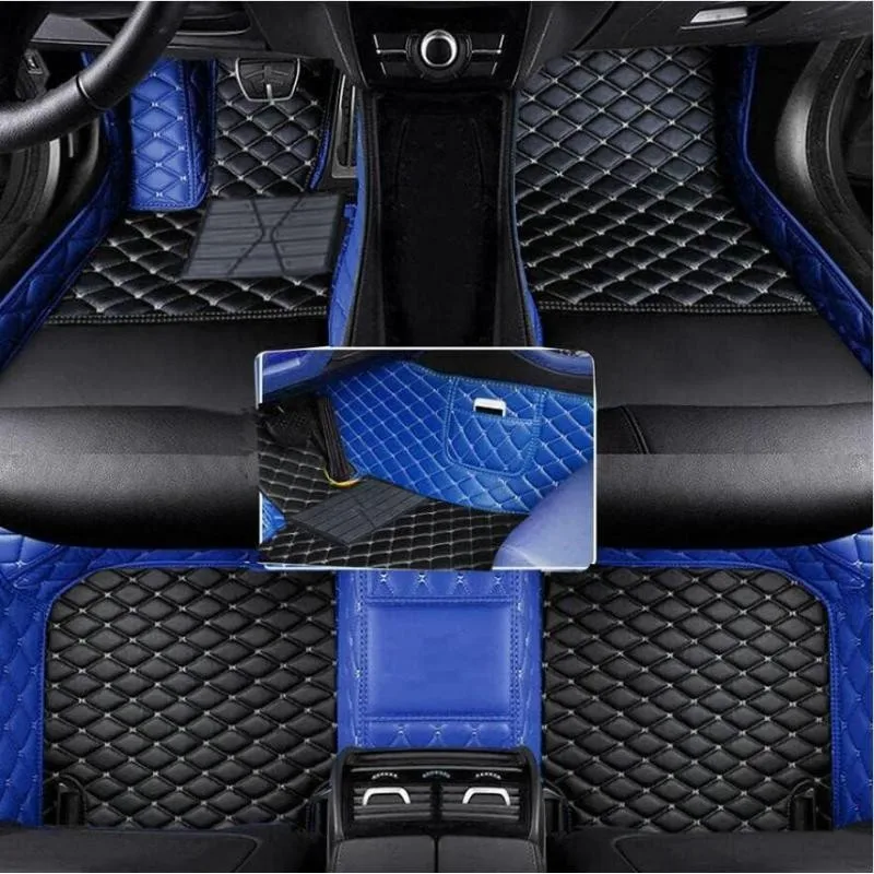 

Custom Artificial Leather Car Floor Mat For Honda Fit 2008 2009 2010 2011 2012 2013 Protect Your Vehicle's Interior Accessory