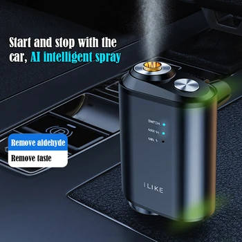 Ultrasonic Air Humidifier Universal Car Automatic Air Freshener Smart Perfume Fragrance Spray Air Purifier Car Interior Decor 1