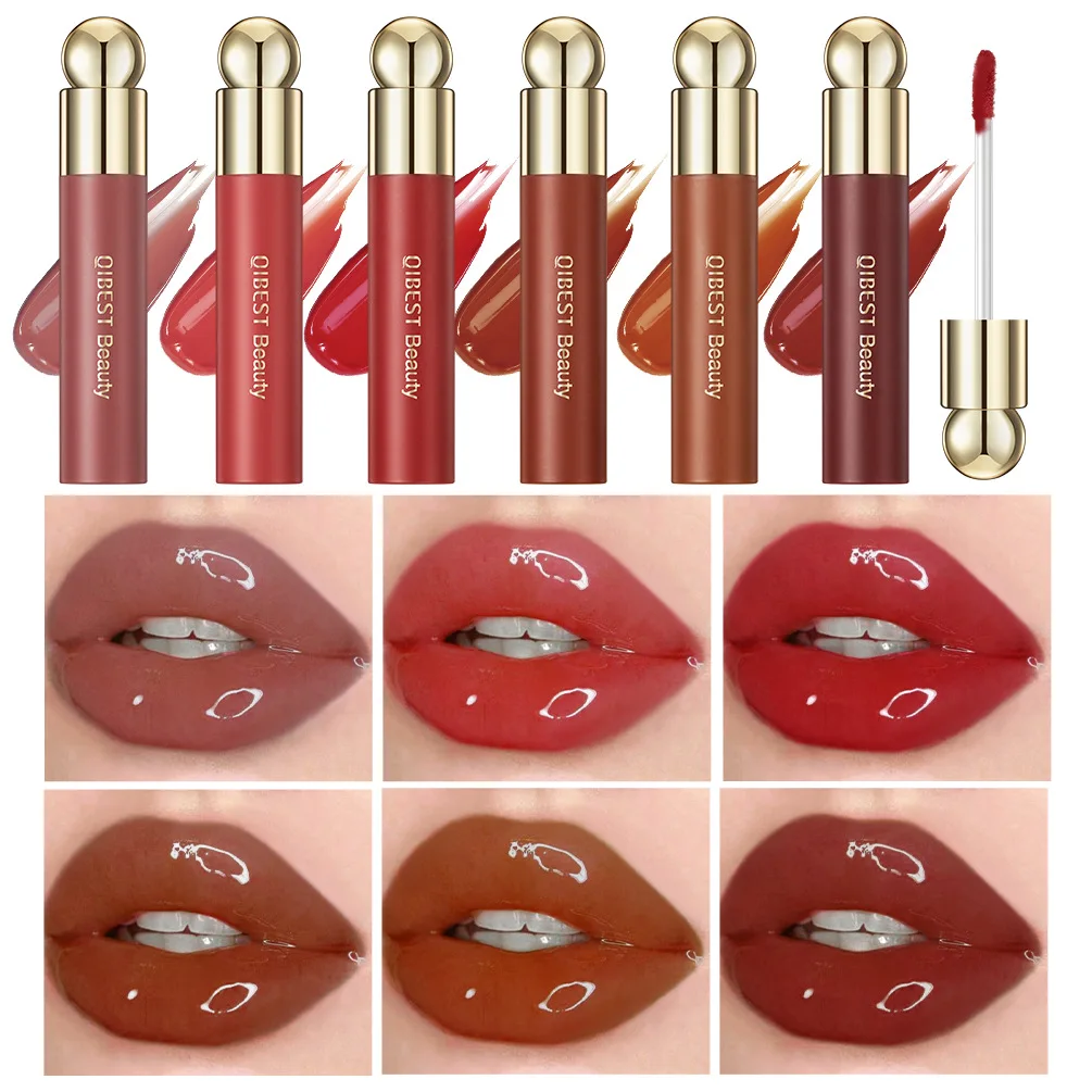 Mirror Water Light Jelly Lip Gloss Liquid Lipstick Glitter Lip Gloss Oil Glass Stain lip makeup lip glaze lip lacquer lip tint lip stain lip gloss lip oil