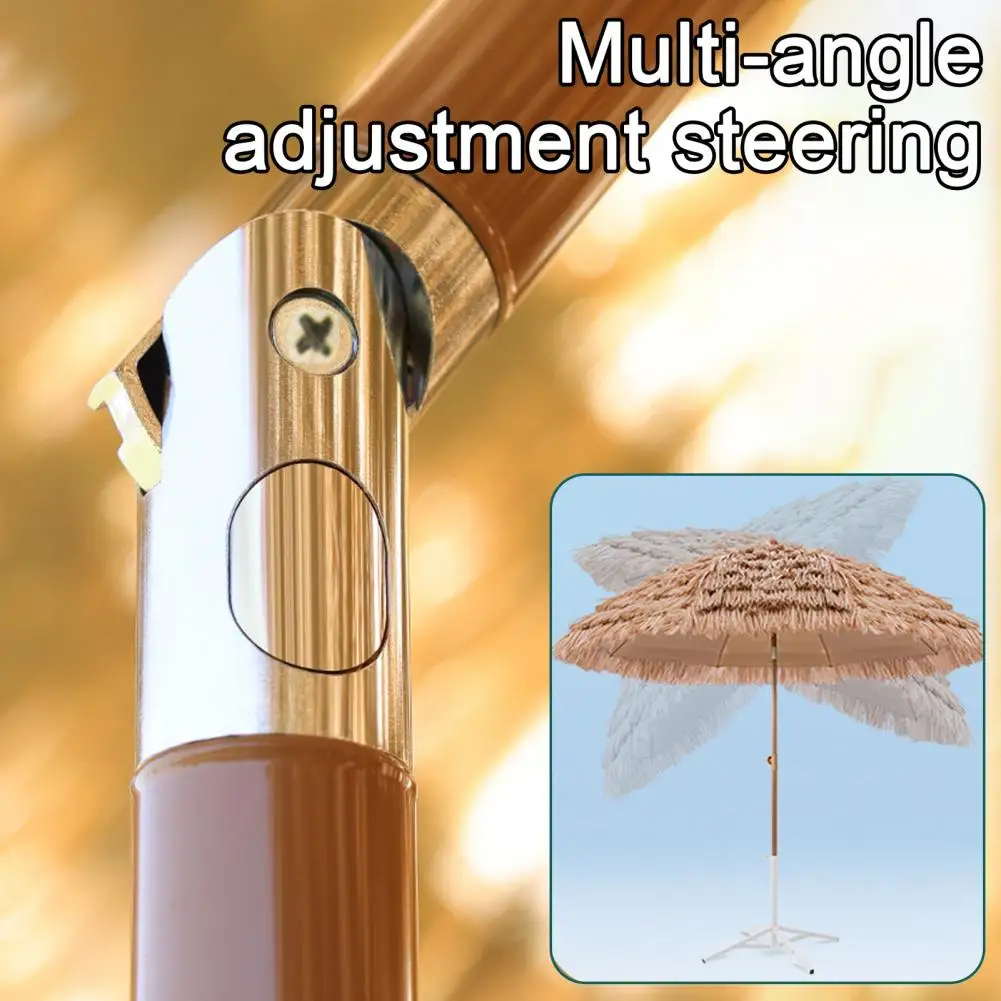 Zinc Alloy Umbrella Connector Patio Umbrella Diverter Connector Tube Holder Replacement Parts Outdoor