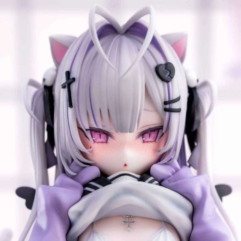 Authentic In Stock Kiwi Toys 1/6 27cm Shubi Cat Ears Anime Figure Model Desktop Collectible