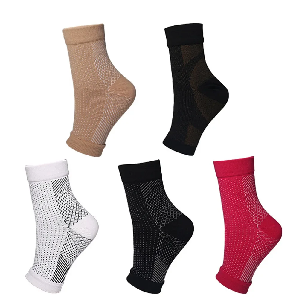1 Pair Foot Anti-Fatigue Ankle Support Relief Pain Compression Socks for Achilles Tendonitis,Joint Pain,Reduces Swelling Socks