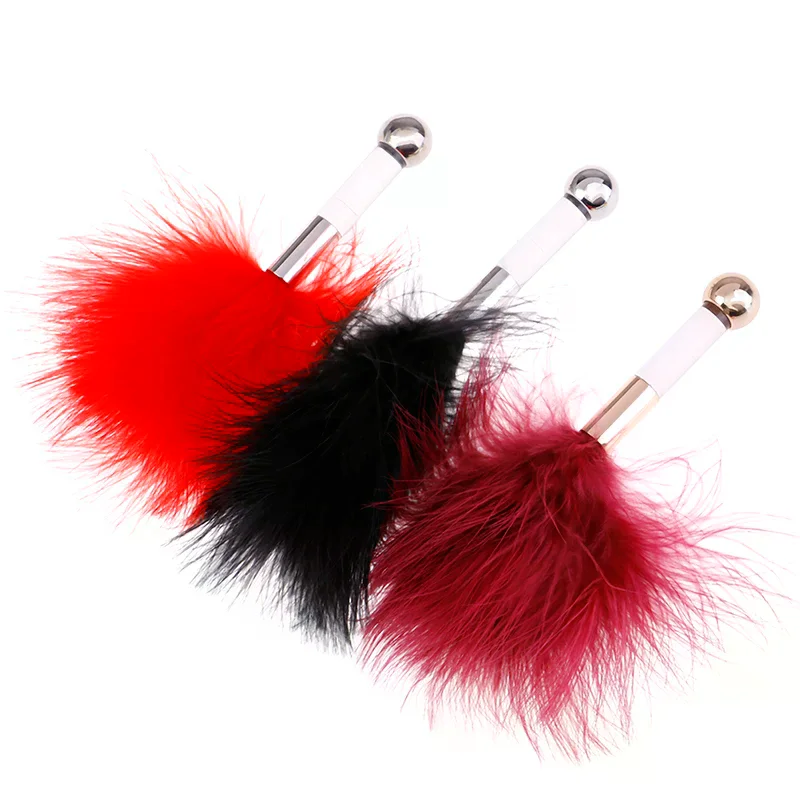 Beautiful taste flirting feathers colorful fancy Gift Tickler Flirt Toy Couple