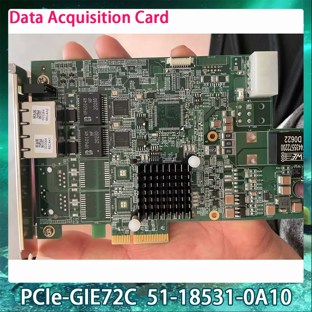 For ADLINK PCle-GIE72C Data Acquisition Card 51-18531-0A10 DAQ