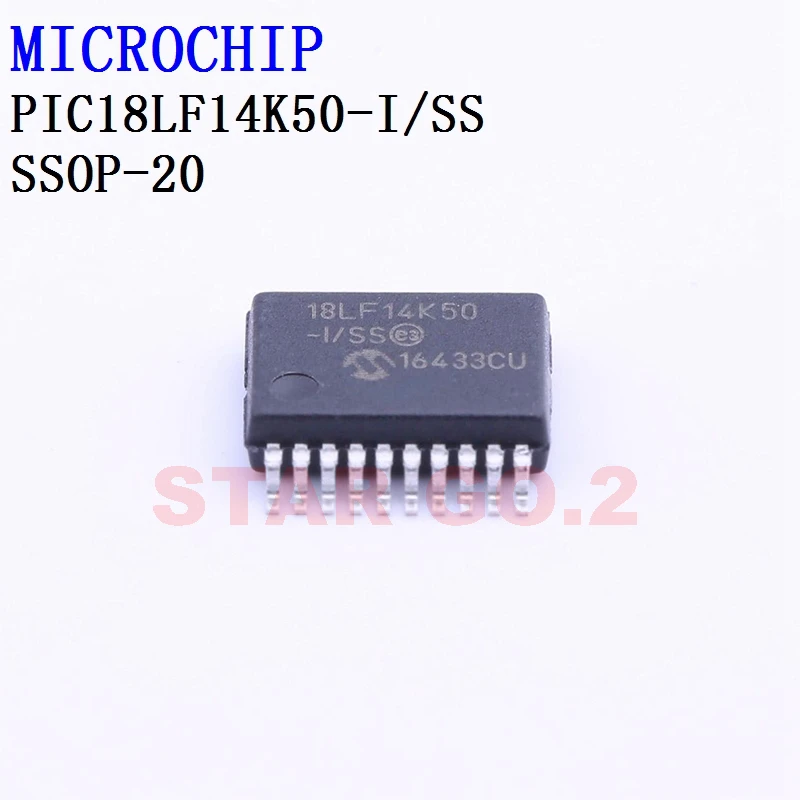 

2PCSx PIC18LF14K50-I/SS SSOP-20 MICROCHIP Microcontroller