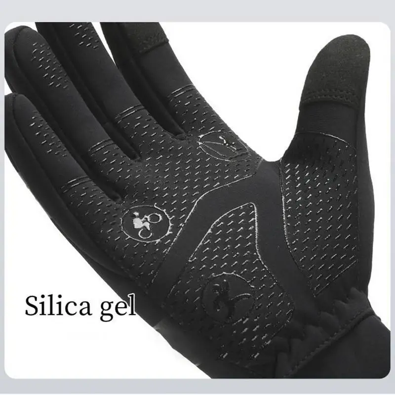 Winter Gloves Winter Windproof Cycling Gloves Thermal Waterproof Snowboard Gloves Touchscreen Snow Gloves For Women Men Outdoor 3