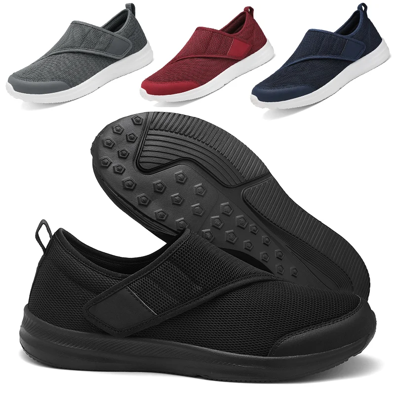 Orthopedics Wide Feet Swollen Walking Shoes Women Orthopedics Wide Feet Swollen Walking Casual Shoes Unisex Thumb Eversion Adjusting Soft Comfortable Diabetic Man Shoes