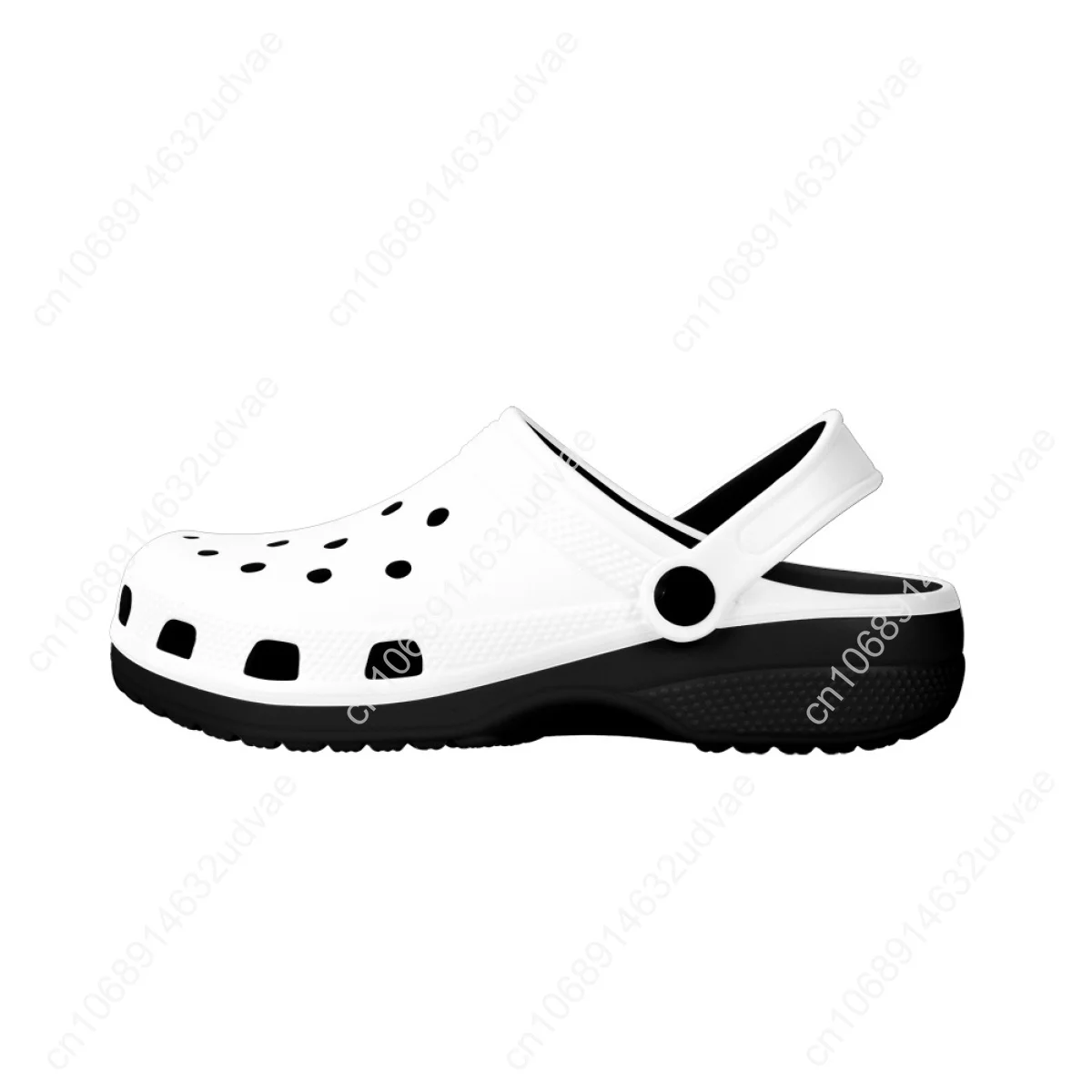 Custom Black Slipper Fashion Style High Quality Design Female Sandals Breathable Comfortable Footwear Hole Shoes For Women 2023