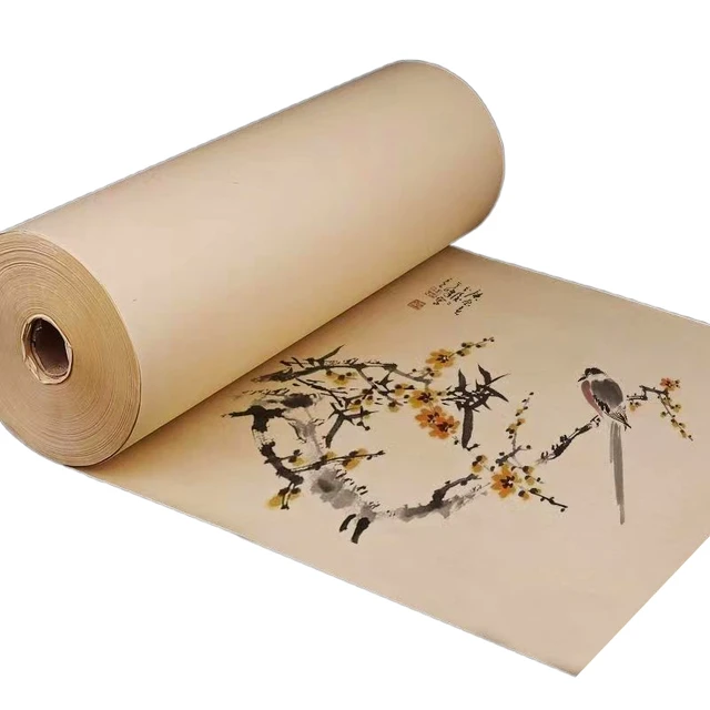 20M/50M Rice Paper Xuan Paper Calligraphy Painting Writting Retro Art DIY  Craft