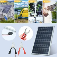 Kit de panneaux solaires PWM 15W/H, puissance polycristalline complète 12V, générateur solaire Portable pour l'extérieur, Rechargeable, pour la maison 2