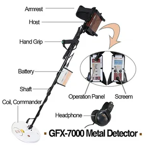 GFX7000 Underground Metal Detector Handheld Treasure Finder Archaeological Gold Finder Equipment