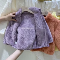 Winter Mäntel Kinder  Fleece Jacke – Bild 5