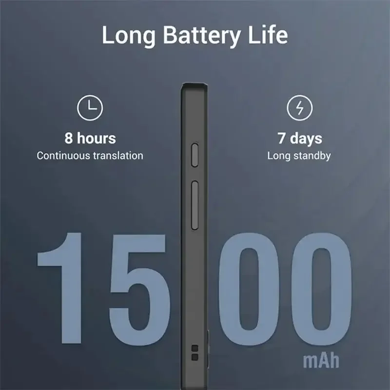 W12 Voice Translator 144 Language 3.7Inch Intelligent Real-time Translation Text Photo Translator Simultaneous Interpretation