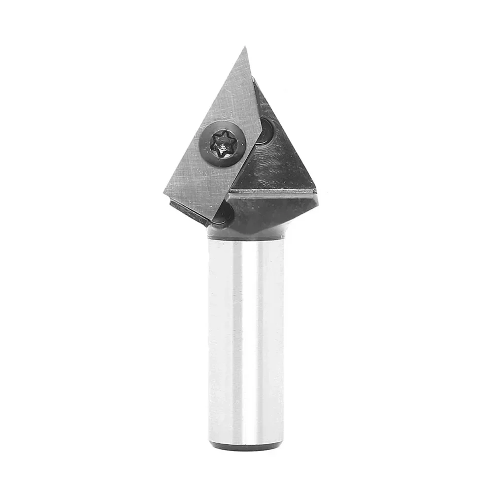 Carbide End Mill Wood Router Bits Router Bit Milling For Engraving For Wood Replacement V-shaped Wood Woodworking 60 Degree Blades Carbide