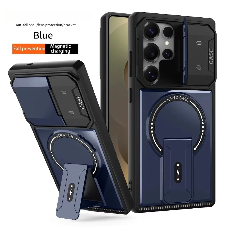 Magnetic Bracket Holder Phone Case with Universal Compatibility