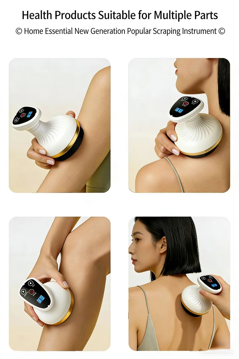 Electric Scraping Cupping Massager With Heated Suction Technology_voghion.com