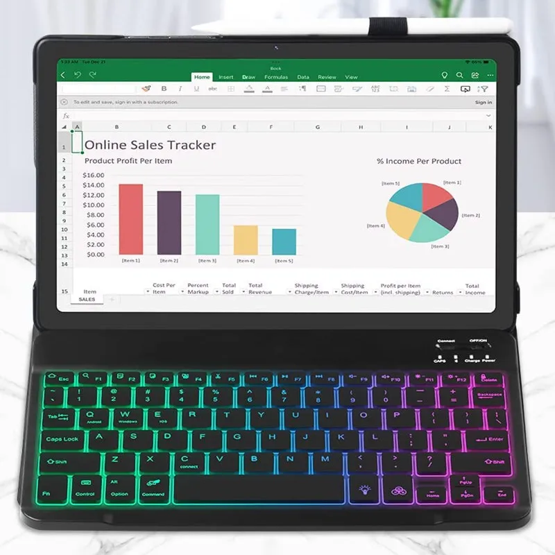 Redmi Pad SE, capa de teclado espanhol e português, 11 in, 2023