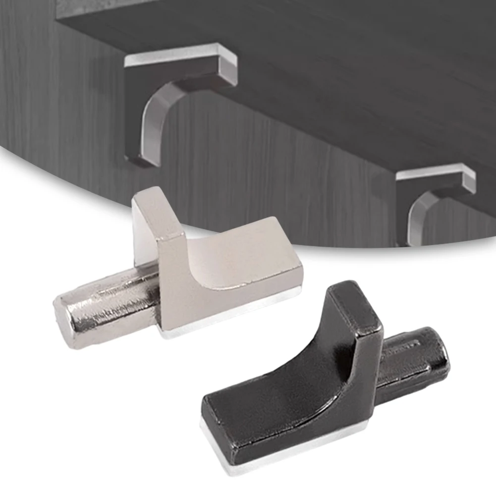 

10Pcs Shelf Brackets Support Studs Pegs Pin Shelves Seperator Fixed Cabinet Cupboard Furniture Shelf Wall Mount Bracket Holder