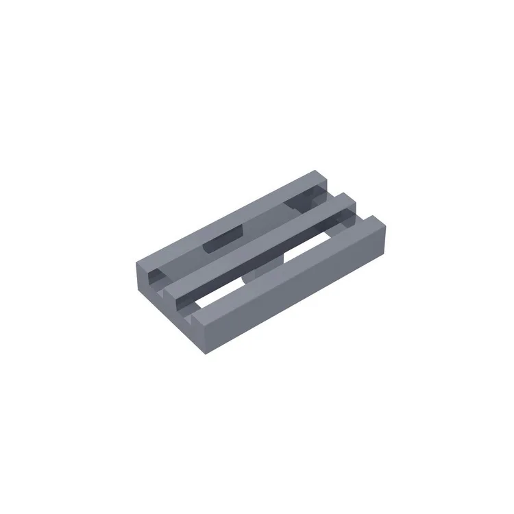 100 stücke MOC High-tech Dicke Bausteine 2412 30244 Fliesen 1x2 Grille Nut Teile DIY pädagogisches Kreative Ziegel Kompatibel Zu – Detail 11
