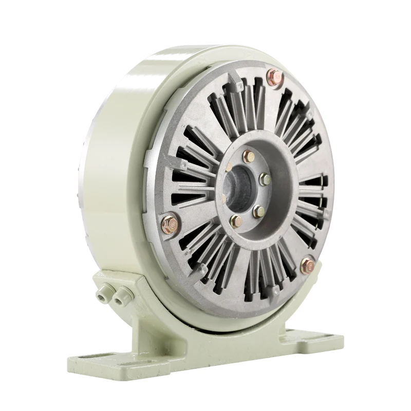Magnetic Powder Clutch Brake DC24V Tension Controller Electromagnetic Powder Brake Single/double Shafts with Base