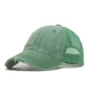 Fashion Solid Mesh Baseball Caps For Men Women Retro Snapback Hip Hop Hat Unisex Street Adjustable Sun Visor Caps 1