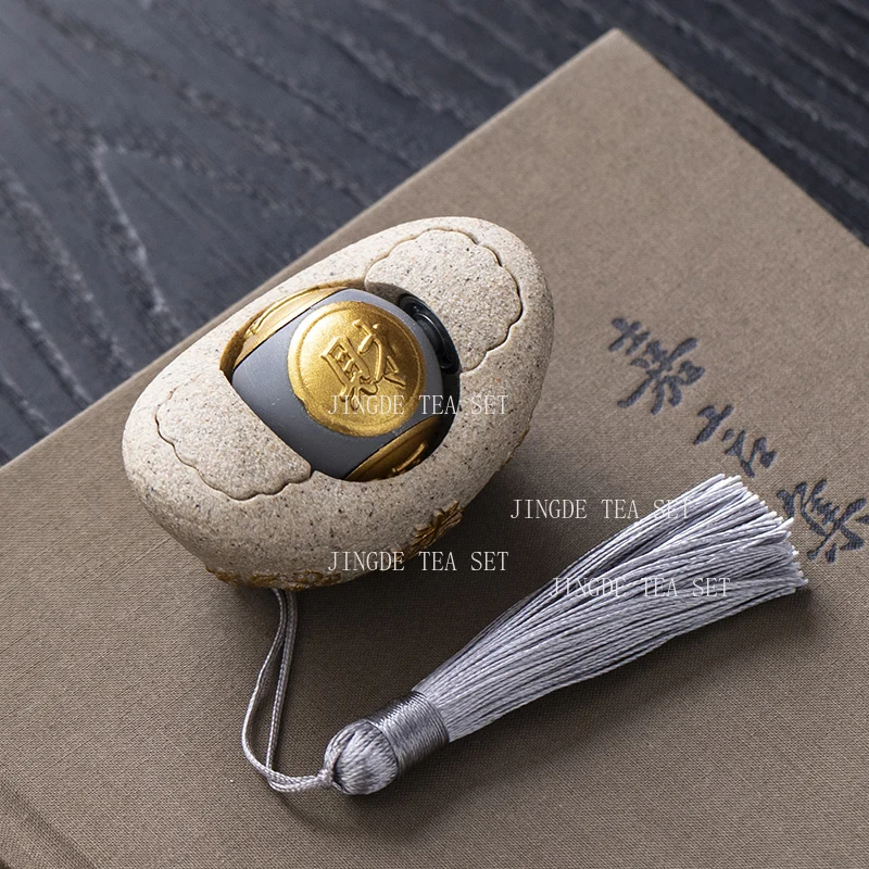 Zhaocai Yuanbao Tea Pet Tea Table Handicrafts Decoration Ornaments Birthday Gift Chinese Tea Play Teaset Accessories